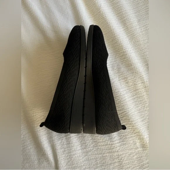 NWOT Skechers Cleo Flex Wedge Flipside Flat Air-Cooled Memory Foam in Black - Picture 3 of 8